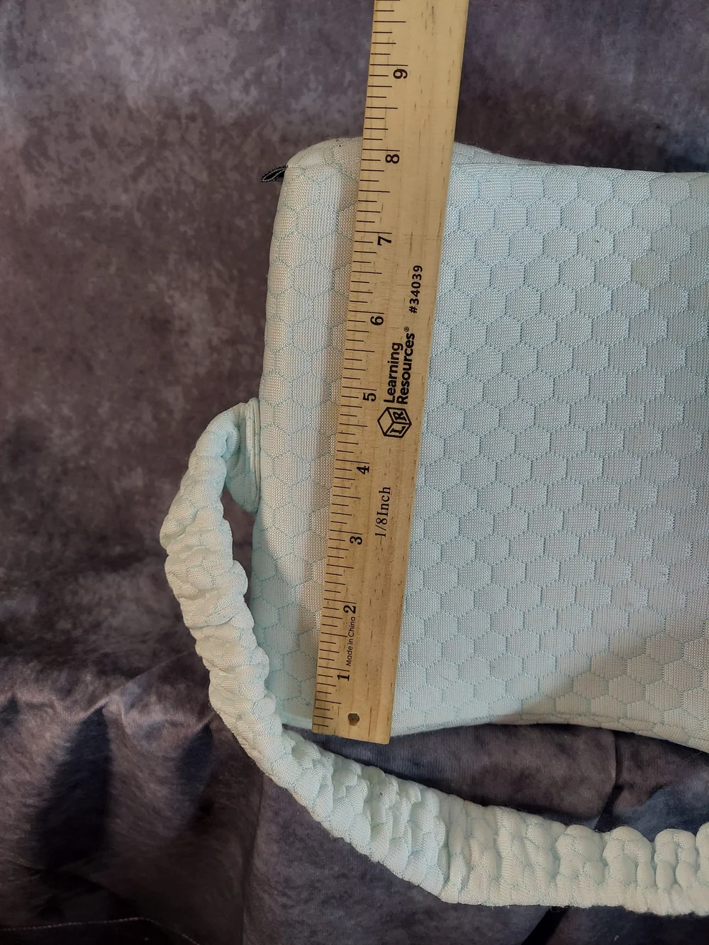 KingPavonini Cooling Gel Memory Foam Orthopedic Knee Pillow with Strap